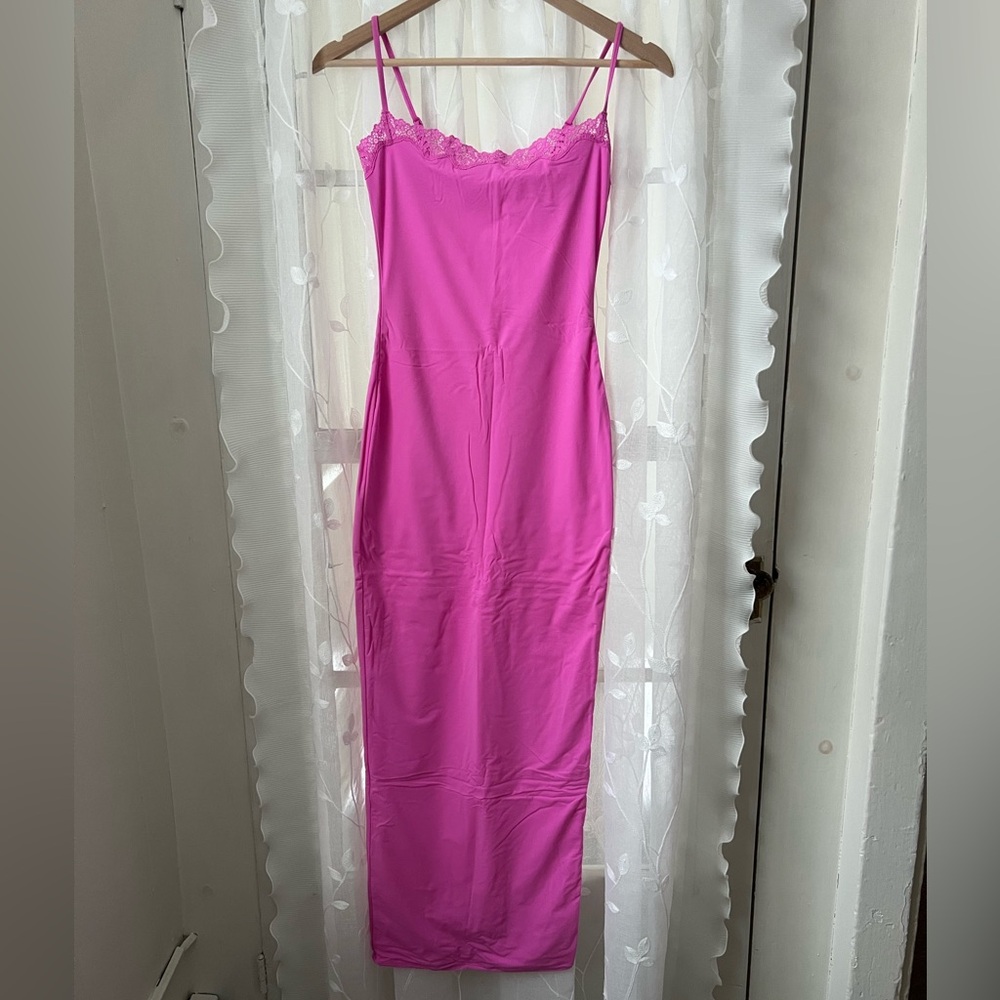 SKIMS Pink Dress